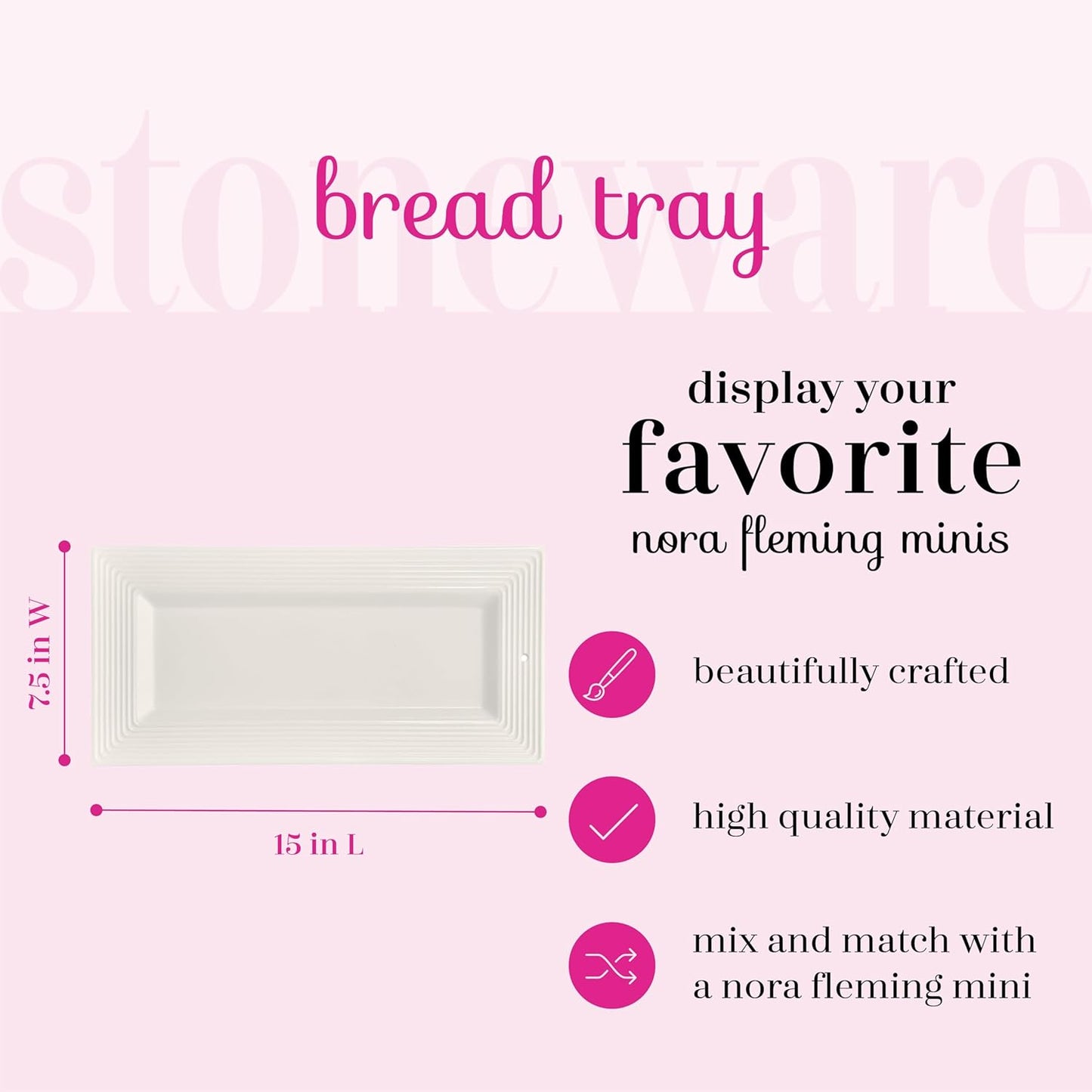 Nora Fleming Bread Tray