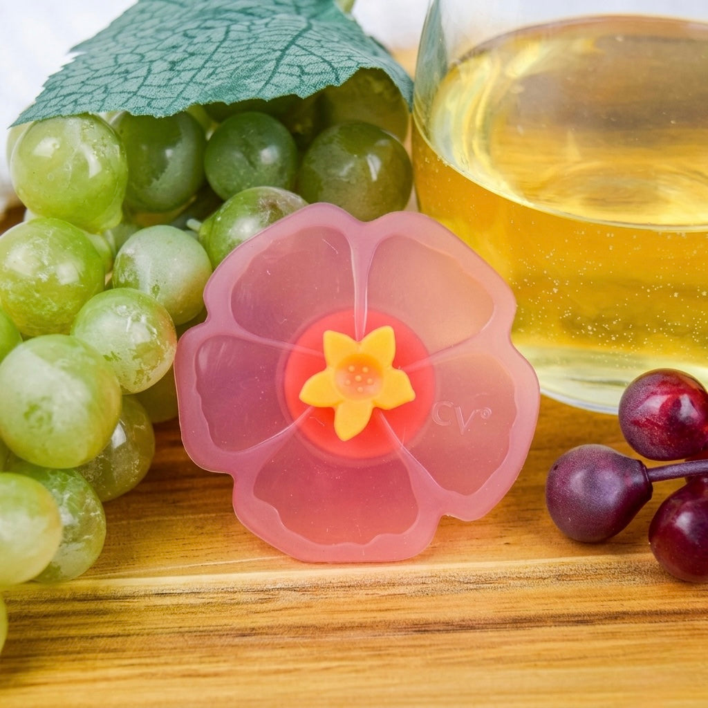 Charles Viancin Floral Silicone Bottle Stopper