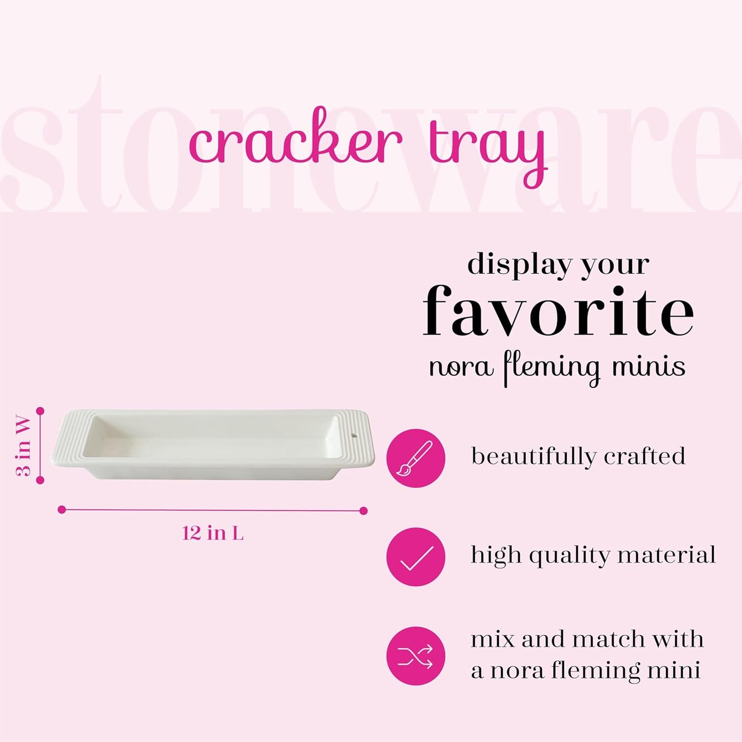 Nora Fleming Cracker Tray