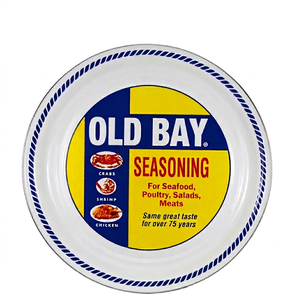 Enamelware Old Bay Serving Trays